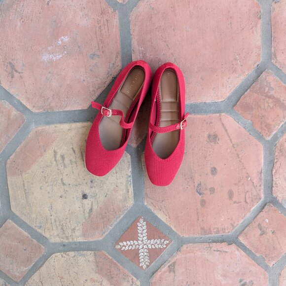 Kelly & Katie Sophi Mary Jane Flat 8.5 Red - Picture 2 of 4